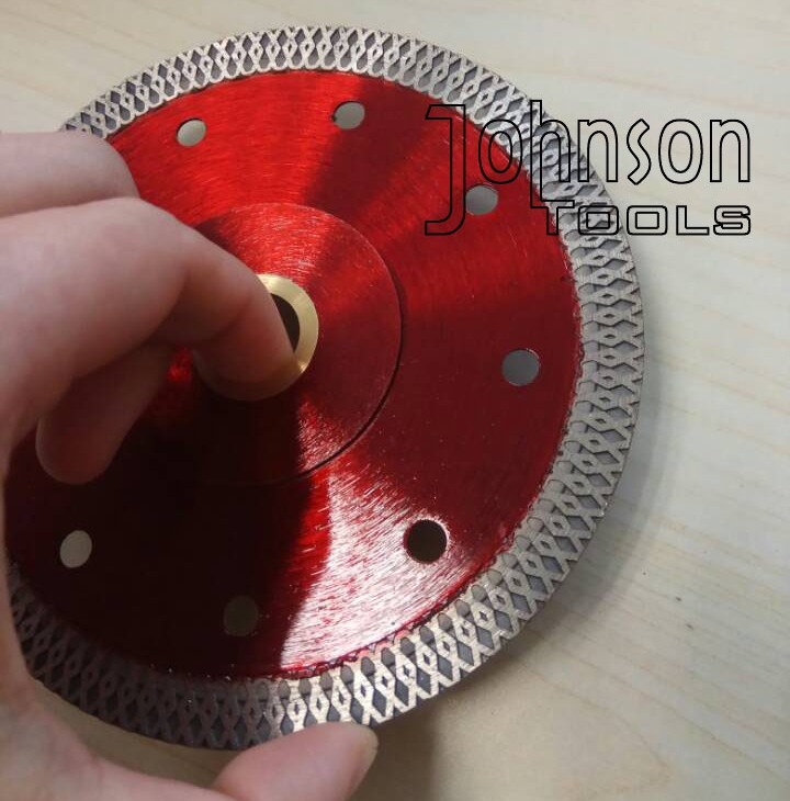 125 mm gesinterd Cycloon Mesh Turbo Diamond Blade voor keramische tegels